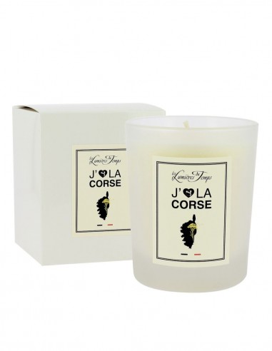 Bougie J'Aime la Corse 180 g Immortelle du Maquis