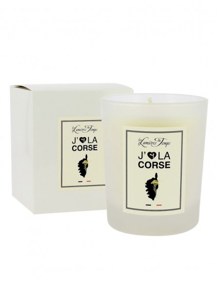 Bougie J'Aime la Corse 180 g Immortelle du Maquis